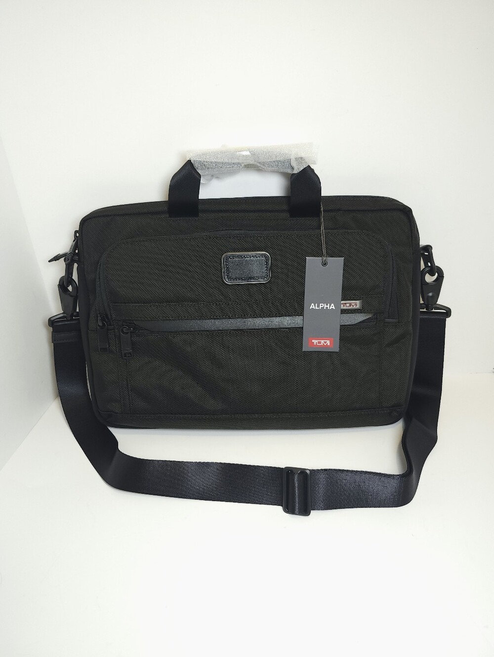 Tumi Alpha Laptop Bag Carry Case 15 Inch NEW Ballistic Black